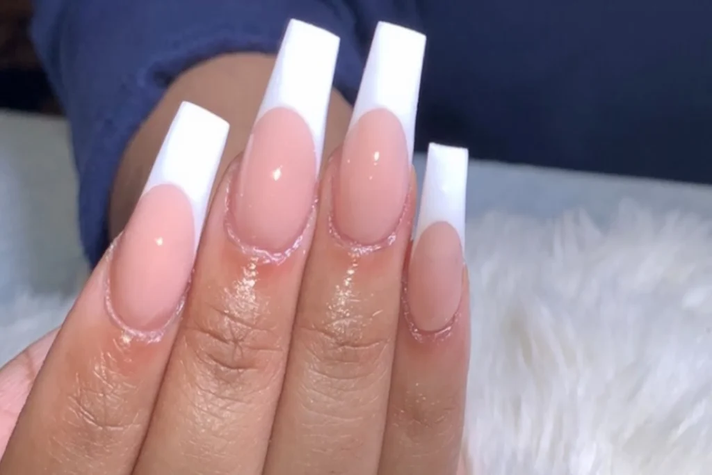 image showing Acrylic French Nail